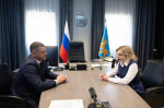 Губернатор провел встречу с руководителем регионального Управления Федеральной антимонопольной службы