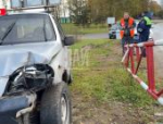 85-летний водитель протаранил шлагбаум в Пскове