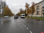 В Пскове на улице Вокзальной водитель автомашины сбил велосипедиста