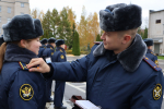 Личный состав Псковского филиала университета готов к переходу на зимнюю форму одежды