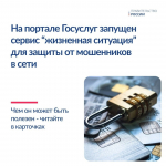 Более 2 млн россиян воспользовались антимошенническим сервисом «Госуслуги»