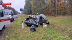 В Псковском районе автомобиль съехал в кювет и опрокинулся