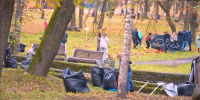 На общегородском субботнике в Пскове собрали около 150 кубометров мусора и листьев - Pln-Pskov.Ru