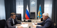 Михаил Ведерников провел рабочую встречу с Алексеем Наумцом - Правительство Псковской области