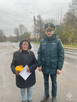 Жителям Пушкинских Гор напомнили правила пожарной безопасности