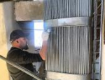 Старинную печь отреставрировали в церкви в Печорах
