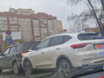 ДТП произошло на перекресте Рижского проспекта и улицы Западной в Пскове