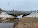 В Палкинском районе завершили капитальный ремонт моста через реку Романовку