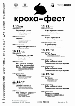 I Всероссийский фестиваль спектаклей для самых маленьких «Кроха-фест» пройдет с 9 по 14 декабря в Пскове