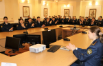 В честь Дня народного единства состоялось торжественное построение и встреча личного состава Псковского филиала университета с Героем России Константином Широковым