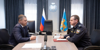 Михаил Ведерников провел встречу с руководителем регионального Управления ФССП России - Pln-Pskov.Ru