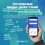 Большинство жителей региона выбирают цифровые госуслуги — Псковстат