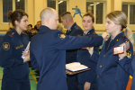 В ходе контрольной проверки в Псковском филиале Университета ФСИН России состоялся строевой смотр сотрудников