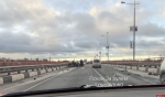 Серьезная авария произошла на путепроводе на Ленинградском шоссе