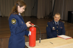Сотрудникам Псковского филиала университета напомнили алгоритм действий при пожаре