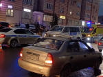 Движение на перекрестке улиц Народной и Люксембург в Пскове затруднено из-за несостоявшегося ДТП