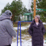 Детскую площадку организовали силами ТОС в пушкиногорской деревне Исса - Pln-Pskov.Ru