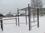 Новую Воркаут площадку установили в деревне Верхолино Псковского района