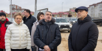 Губернатор проконтролировал ход строительства школы для одаренных детей в деревне Борисовичи - Правительство Псковской области