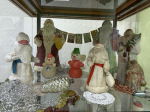 Выставка антикварных новогодних кукол и игрушек