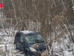 Автомобиль опрокинулся в кювет в Дедовичском районе