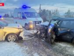 Volkswagen и Lada Granta столкнулись в Псковском районе