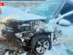 Volkswagen и Lada Granta столкнулись в Псковском районе