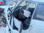 Volkswagen и Lada Granta столкнулись в Псковском районе