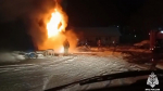 Возгорание в Пскове