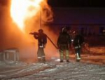 Пожар площадью 200 квадратных метров произошёл ночью в Пскове