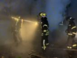 Пожар площадью 200 квадратных метров произошёл ночью в Пскове