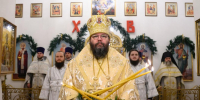 Митрополит Матфей совершил Божественную литургию в храме Воскресения со Стадища в Пскове - InformPskov.Ru
