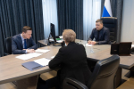 Михаил Ведерников проконтролировал ход работ по строительству и ремонту учреждений образования Псковской области