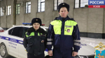 Псковские автоинспекторы оперативно погасили пламя в горящем автомобиле