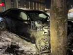Двух человек госпитализировали в результате ДТП в Пскове на улице Индустриальной