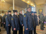 В православный праздник курсанты оказали помощь воинскому храму Александра Невского