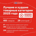 Лучшие и худшие товарные категории 2025 года