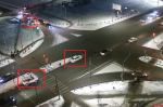 В Пскове водитель кроссовера Chery проехал по островку безопасности и врезался в Lada Vesta