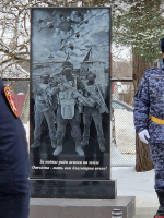В Пскове освятили памятный знак погибшим военнослужащим и сотрудникам Росгвардии