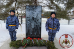 В Пскове освятили памятный знак погибшим военнослужащим и сотрудникам Росгвардии