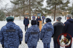В Пскове освятили памятный знак погибшим военнослужащим и сотрудникам Росгвардии