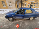 В Пскове водитель автомашины Fiat едва не лишился водительской двери. ФОТО