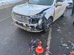 В Пскове водитель автомашины Fiat едва не лишился водительской двери. ФОТО
