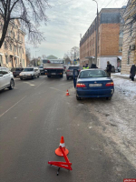 В Пскове водитель автомашины Fiat едва не лишился водительской двери. ФОТО