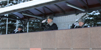 Торжественное построение личного состава состоялось в Псковском филиале Университета ФСИН России в честь Дня защитника Отечества - ПЮИ ФСИН России