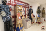 В Псковской областной библиотеке им. Курбатова открылась экспозиция Росгвардии