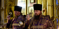 Митрополит Матфей совершил всенощное бдение в Псково-Печерском монастыре - Pln-Pskov.Ru