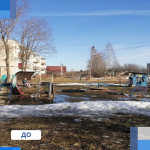 В Кунье благоустроена еще одна детская площадка в рамках федерального проекта