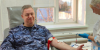 Псковские росгвардейцы поддержали донорскую акцию в преддверии юбилейных дат - Pln-Pskov.Ru