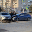 Столкновение двух автомашин на перекрестке улиц Коммунальной и Рокоссовского в Пскове зафиксировала видеокамера - Pln-Pskov.Ru